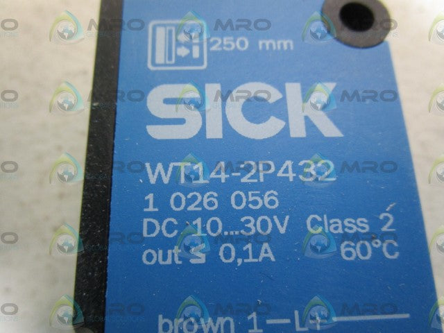 SICK PROXIMITY SWITCH WT14-2P432 *NEW IN BOX*