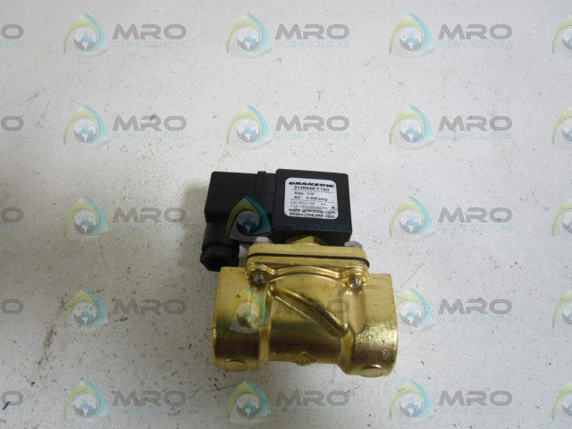 GRANZOW 1/2" SOLENOID VALVE 21HN4KY160/DA1156 *NEW IN BOX*
