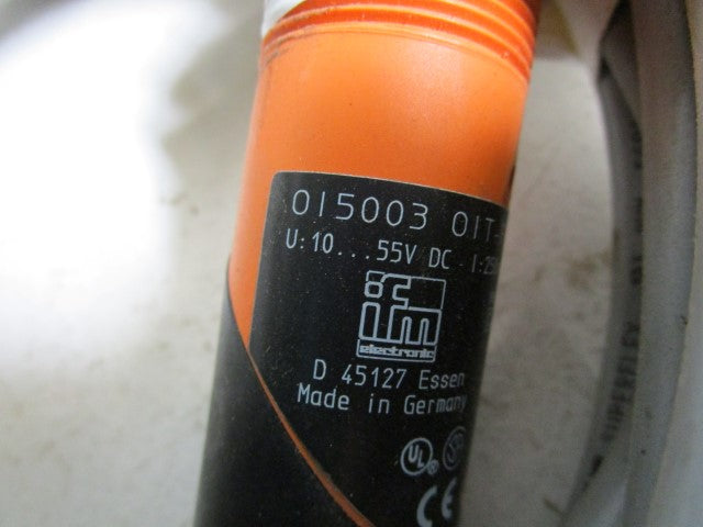 IFM EFECTOR OI5003 OIT-FPKG DIFFUSE REFLECTION SENSOR *USED*