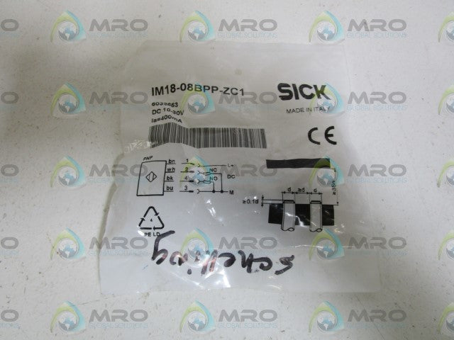 SICK PROXIMITY SENSOR IM18-08BPP-ZC1 *NEW IN FACTORY BAG*