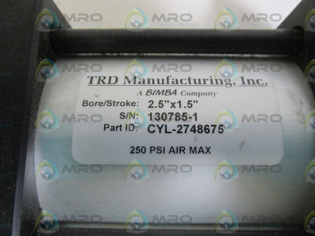 TRD MANUFACTURING, INC. CYLINDER CYL-2748675 *NEW NO BOX*