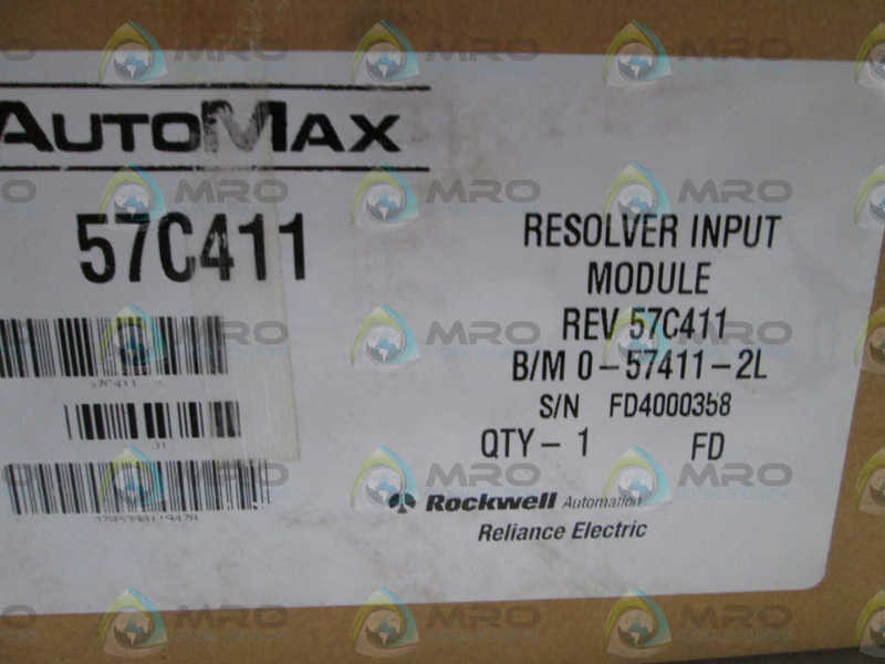 RELIANCE ELECTRIC INPUT MODULE 0-57411-2L (REMANUFACTURED)