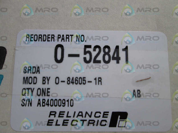 RELIANCE ELECTRIC PC BOARD 0-52841 (REMANUFACTURED)