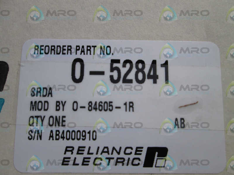 RELIANCE ELECTRIC PC BOARD 0-52841 (REMANUFACTURED)