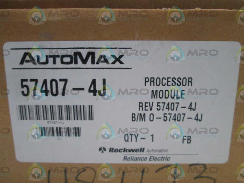 RELIANCE ELECTRIC 57407-4J PROCESSOR MODULE (REMANUFACTURED)