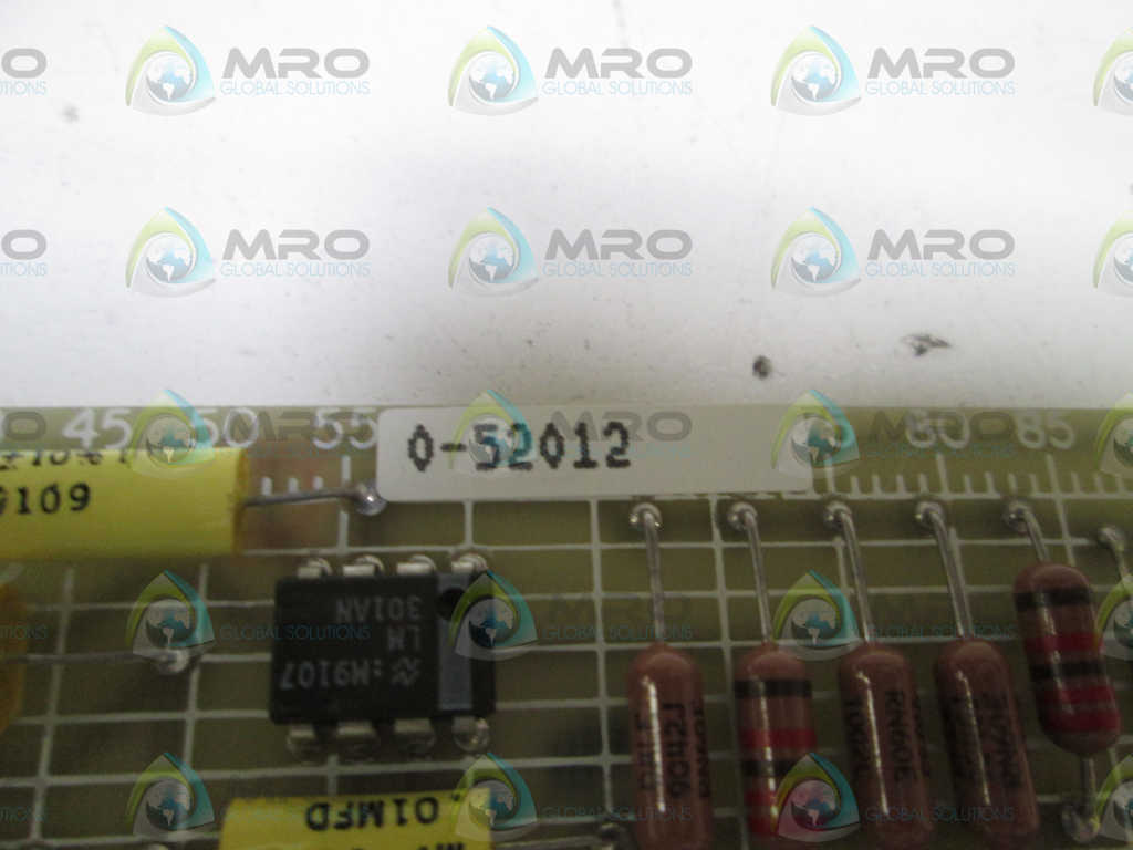 RELIANCE ELECTRIC DRIVER BOARD 0-52012 *USED*