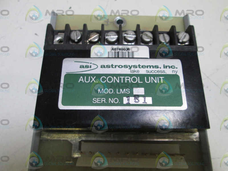 ASTROSYSTEMS, INC. CONTROL UNIT LMS  UNMP