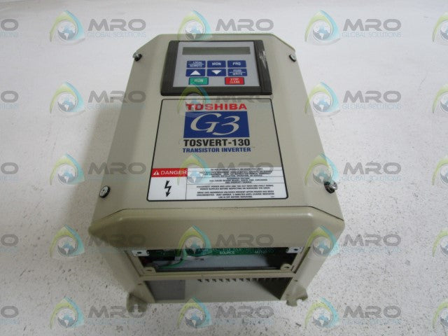 TOSHIBA TRANSISTOR INVERTER VT130G3U4055 (AS PICTURED) *USED*