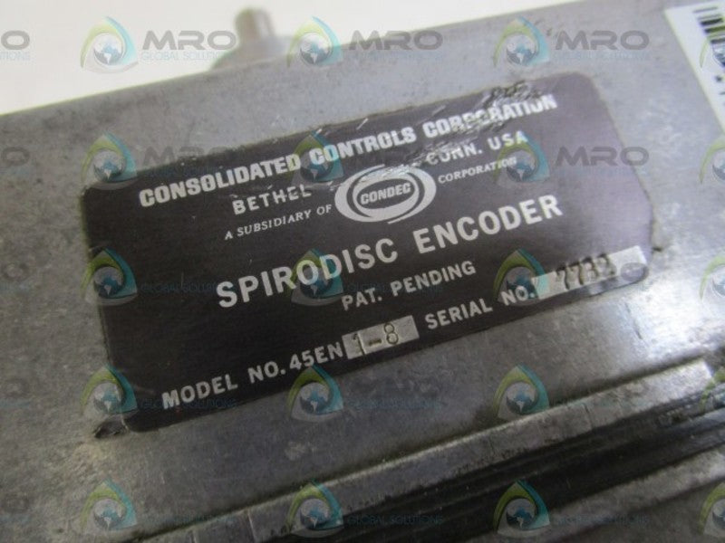 CONDEC SPIRODISC 45EN1-8  UNMP