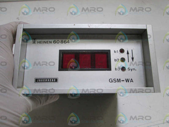 HEINEN DIGITAL COUNTER 60864/GSM-WA *USED*