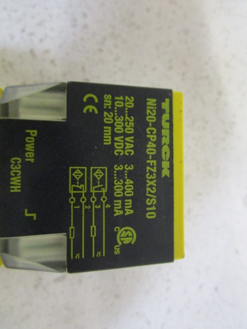 TURCK Ni20-CP40-FZ3X2/S10 PROXIMITY SWITCH *NEW NO BOX*
