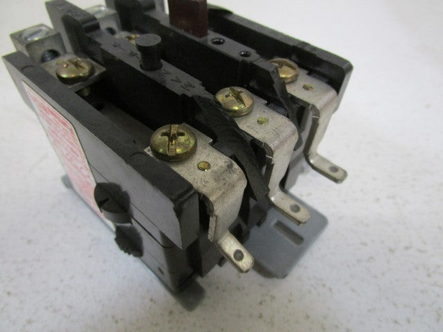 FURNAS THERMAL OVERLOAD RELAY 48EC37AA3 *USED*