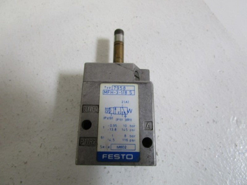 FESTO MFH-3-1/8S  UNMP