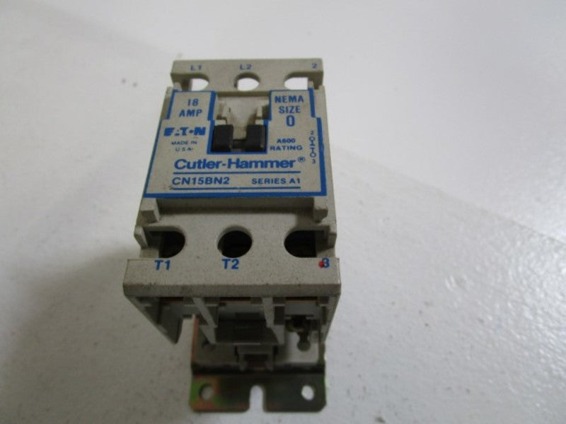 CUTLER-HAMMER SIZE 0 CONTACTOR CN15BN2 SER. A1  UNMP