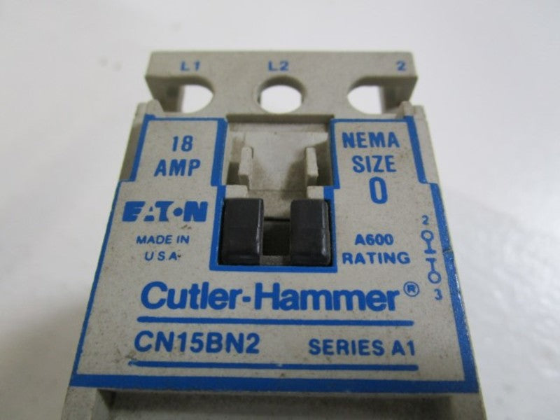 CUTLER-HAMMER SIZE 0 CONTACTOR CN15BN2 SER. A1  UNMP