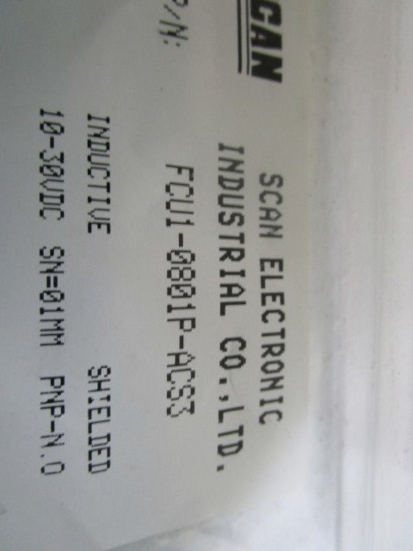 SCAN INDUCTIVE PROXIMITY SENSOR FCU1-0801P-ACS3 *NEW IN BAG*
