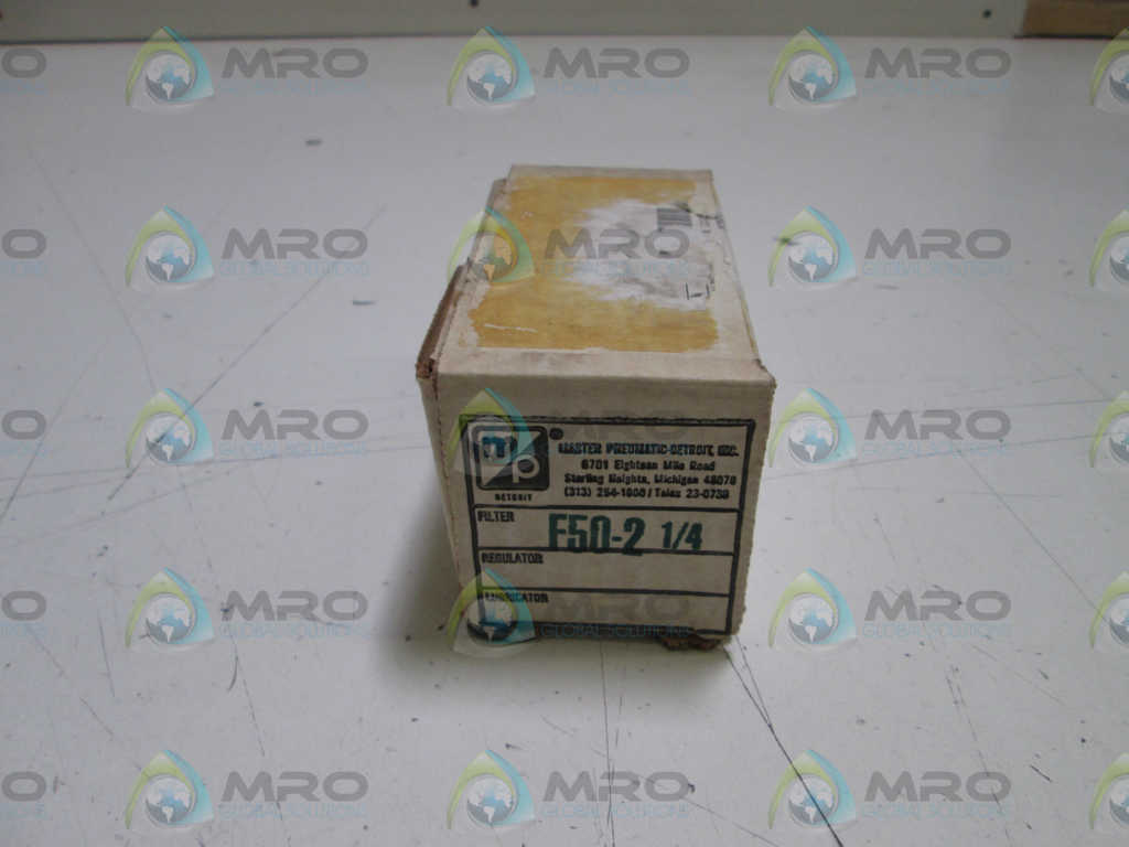 MASTER PNEUMATIC REGULATOR  1/4" FILTER f50-2*NEW IN BOX*
