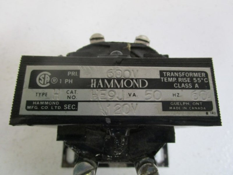 HAMMOND TRANSFORMER 600V HE9J *USED*