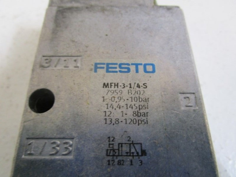 FESTO MFH-3-1/4-S  UNMP