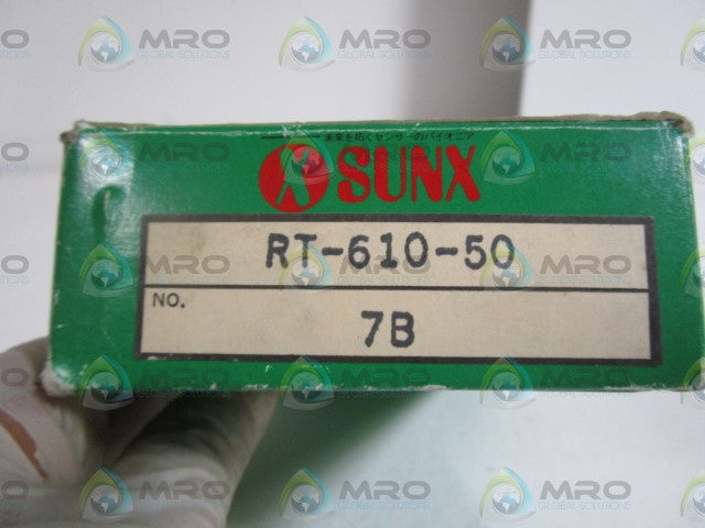 SUNX BEAM SENSOR RT-610-50 *NEW IN BOX*