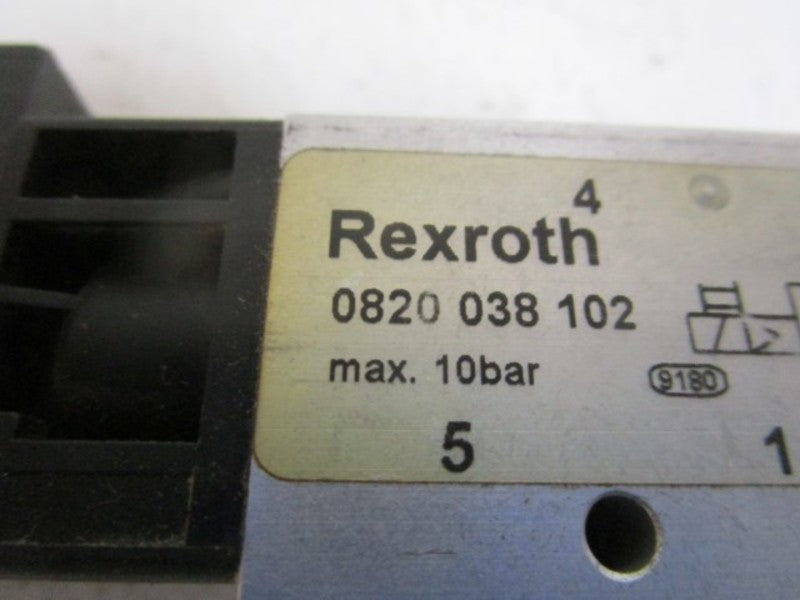 REXROTH VALVE 0820 038 102 *USED*
