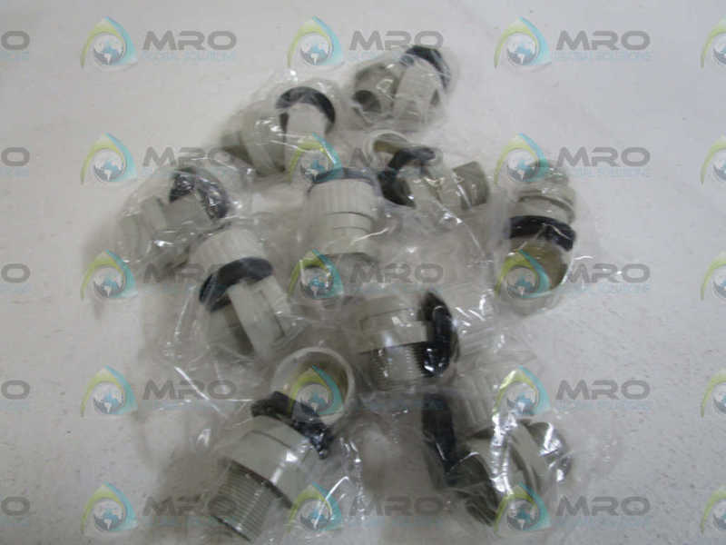 LOT OF 10 CLIPSAL STRAIGHT GLAND W/LOCK NUT 279C25 *NEW IN BOX*