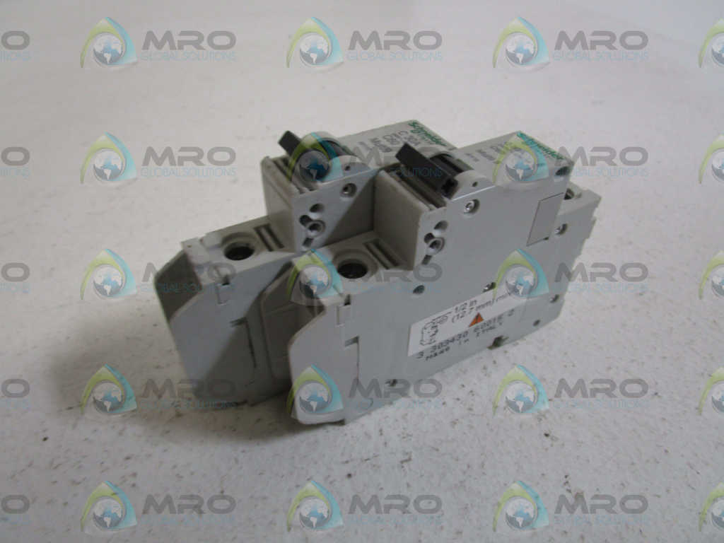LOT OF 2 SCHNEIDER ELECTRIC CIRCUIT BREAKER 60115 *USED*
