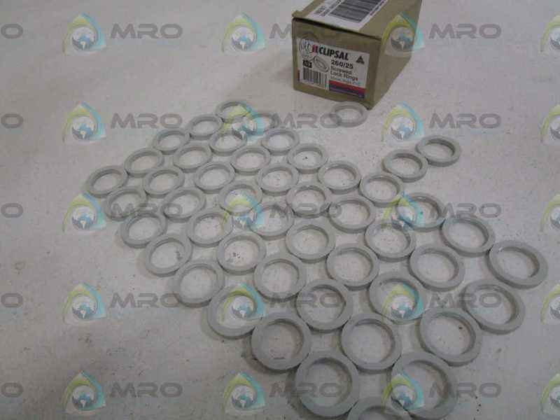LOT OF 48 CLIPSAL SCREWED LOCK RINGS 260/25 *NEW IN BOX*