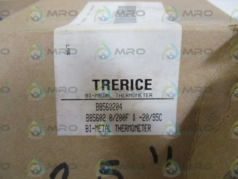 TRERICE THERMOMETER 2.5" 0/200F & -20/95C B8560204 *NEW IN BOX*