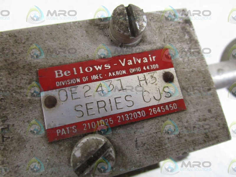 BELLOWS-VALVAIR  0E2431H3 UNMP