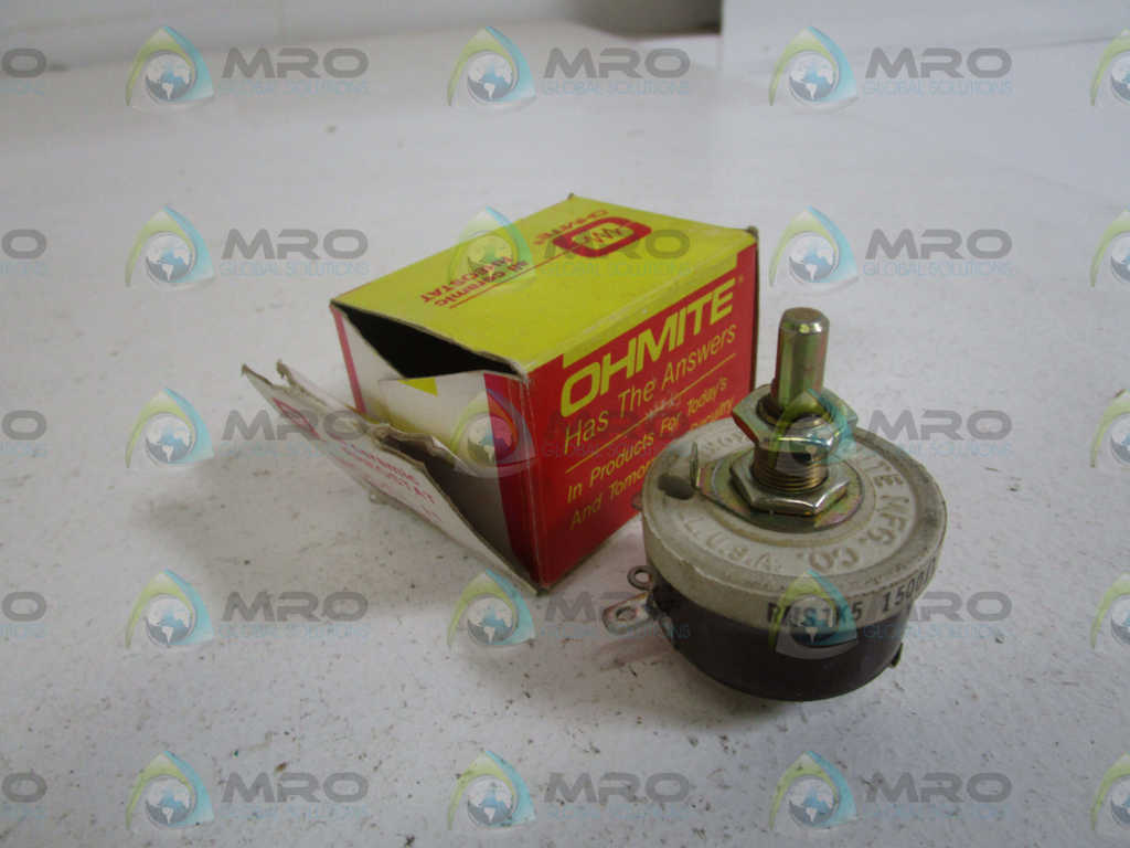 OHMITE OHMS 1500 RHEOSTAT RHS1K5 *NEW IN BOX*