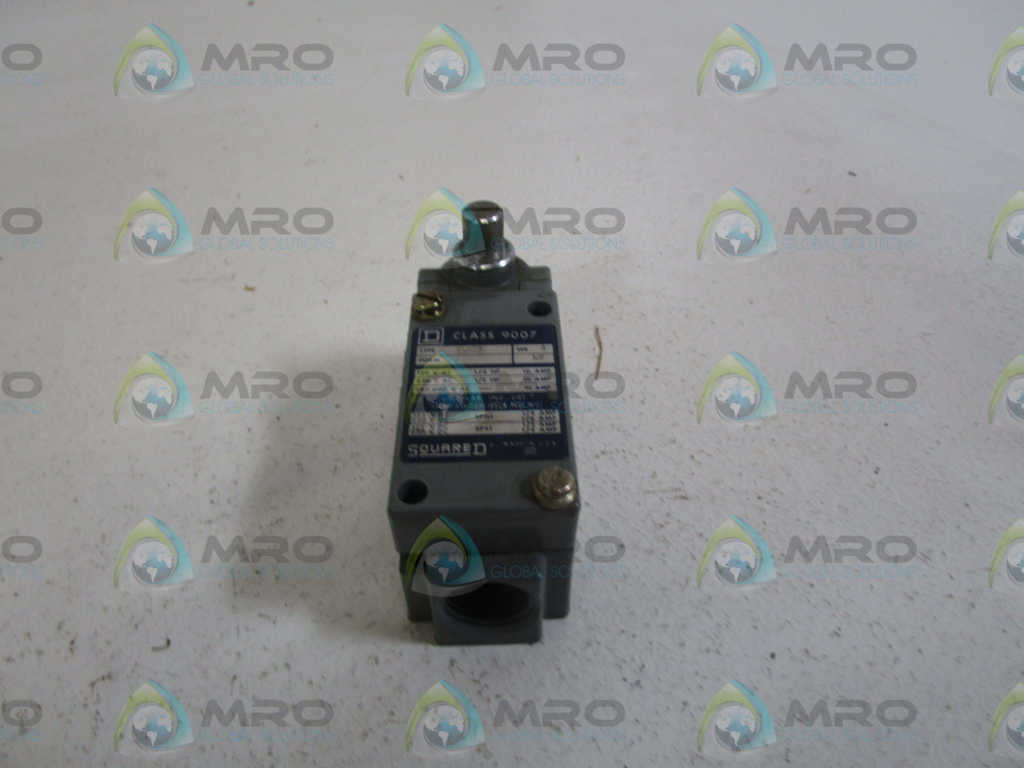SQUARE D LIMIT SWITCH 9007-B62A *USED*