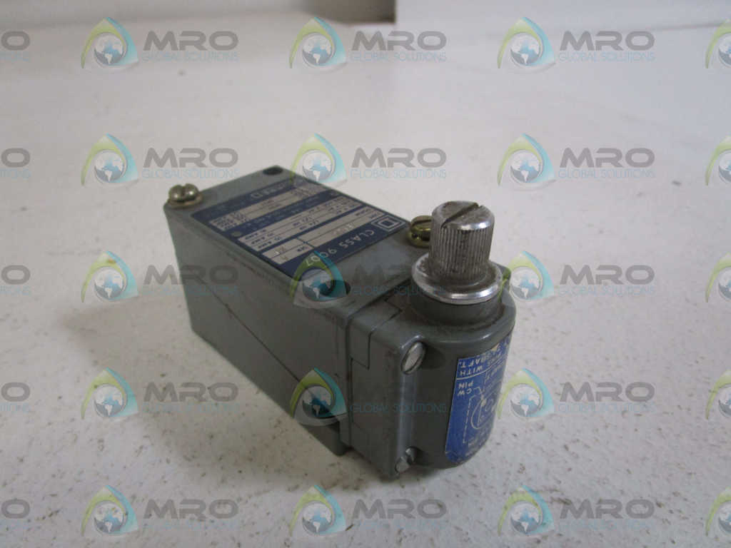 SQUARE D LIMIT SWITCH 9007-B62A *USED*