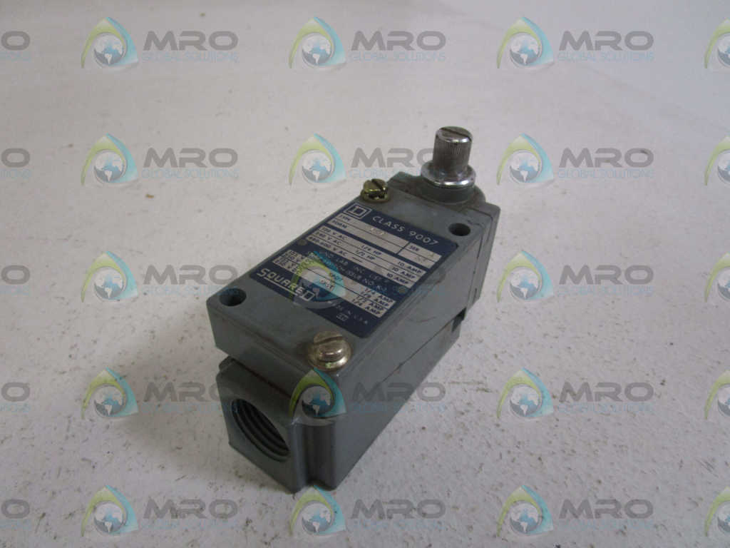 SQUARE D LIMIT SWITCH 9007-B62A *USED*