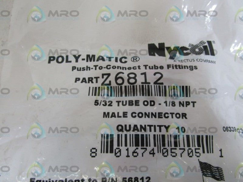 LOT OF 10 NYCOIL Z6812 NSMP
