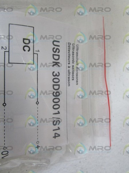 BAUMER ULTRASONIC SENSOR USDK30D9001/S14 * NEW IN BAG