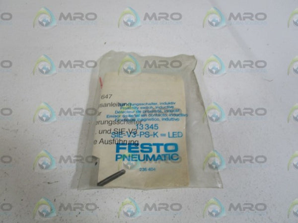 FESTO SIE-V3-PS-K=LED PROXIMITY SWITCH  NSMP
