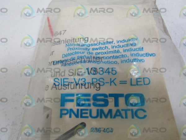 FESTO SIE-V3-PS-K=LED PROXIMITY SWITCH  NSMP