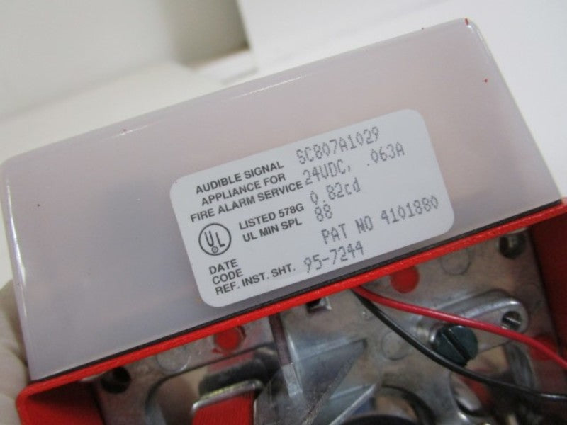 HONEYWELL ALARM SIGNAL SC807A1029 *NEW NO BOX*
