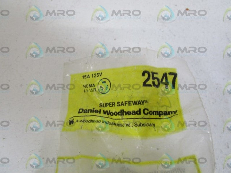 DANIEL WOODHEAD CONNECTOR 2547 * NEW IN FACTORY BAG *