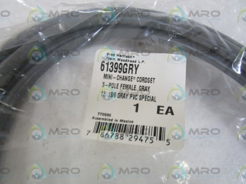 DANIEL WOODHEAD 61399GRY CORDSET  NSMP