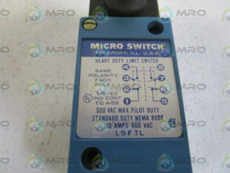 MICRO SWITCH LIMIT SWITCH LSF7L *NEW IN BOX*