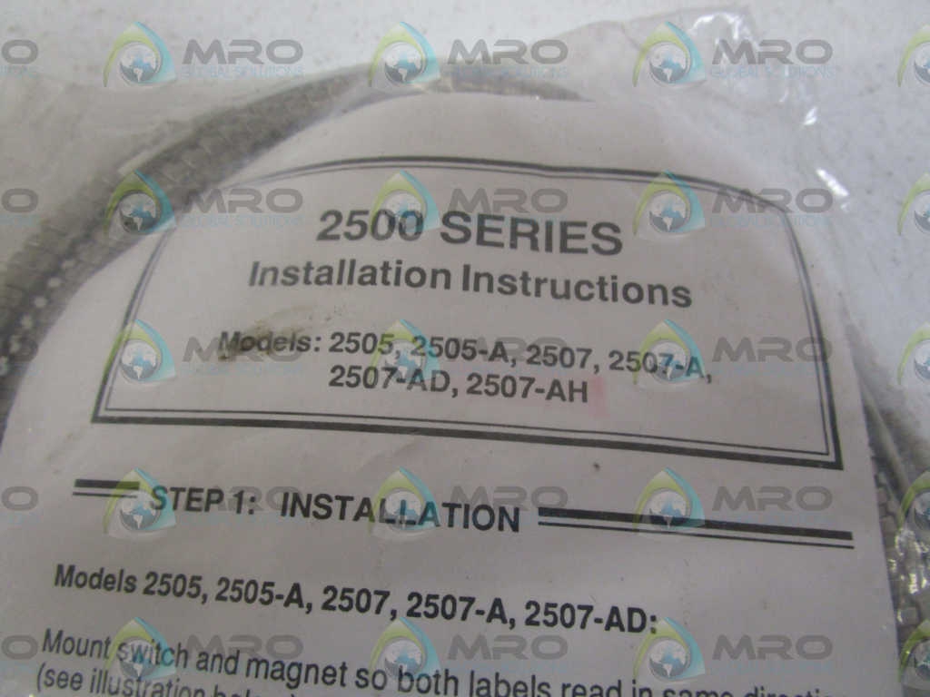 SENTROL SWITCH MAGNETIC CONTACT 2507-AH *NEW IN BAG*