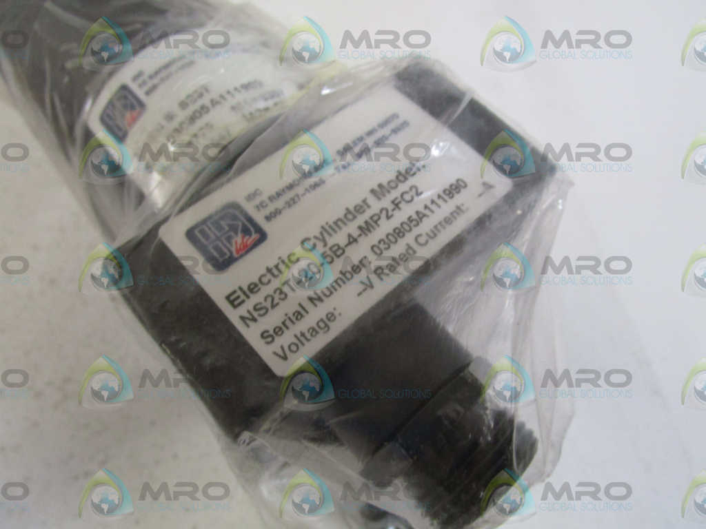 INDUSTRIAL DEVICES ELECTRIC CYLINDER S23T W/ NS23T-20-5B-4-MP2-FC2 *NEW NO BOX*