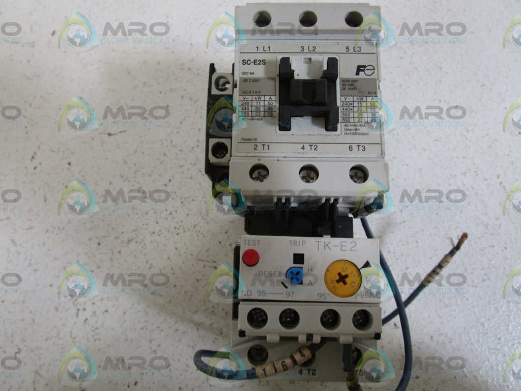 FUJI ELECTRIC CONTACTOR RELAY SC-E2S/TKE2 32-42A/ SZ-AS1/T *USED*