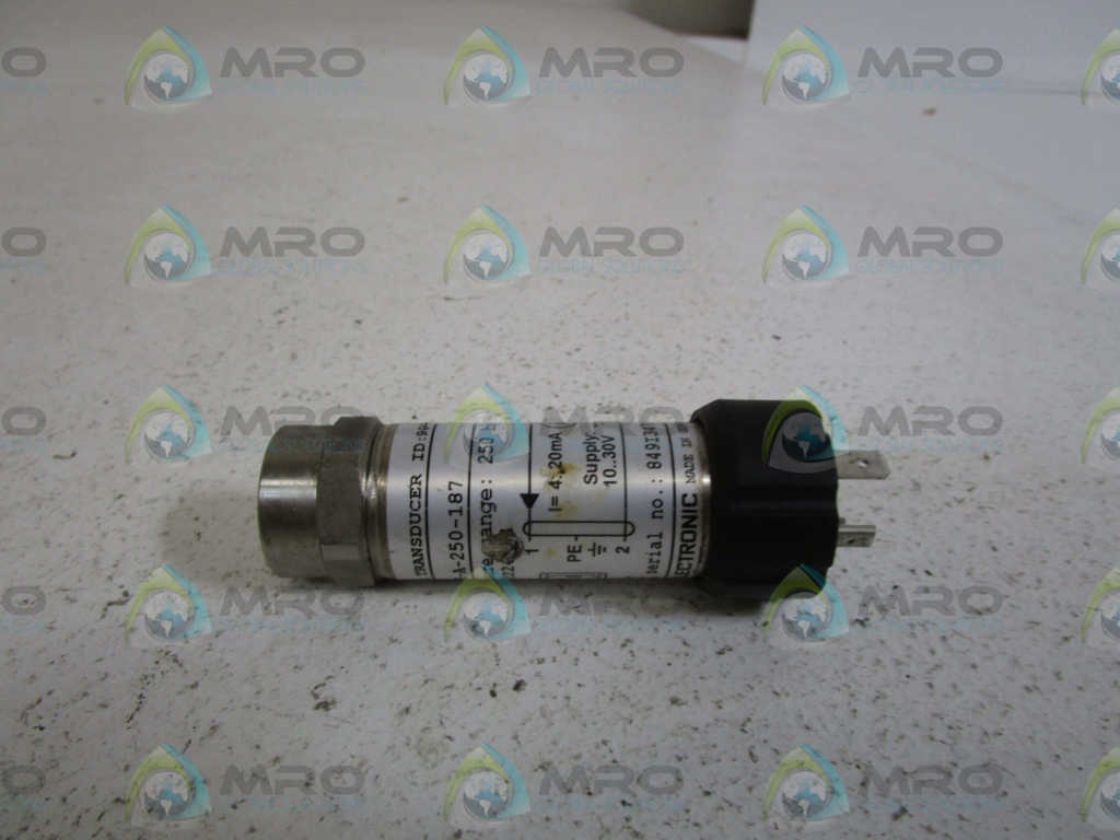 HYDAC PRESSURE TRANSDUCER HDA 3705-A-250-187 *USED*