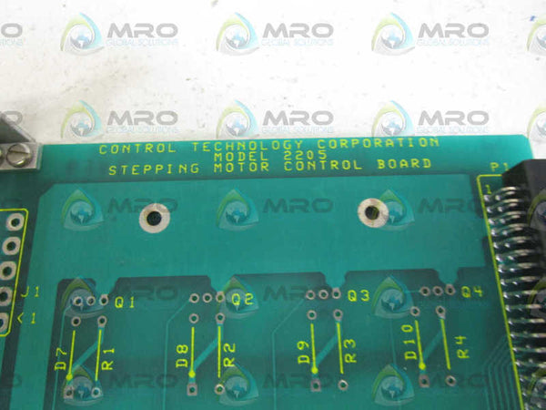 CONTROL TECHNOLOGY STEPPING MOTOR CONTROL BOARD 2205  UNMP