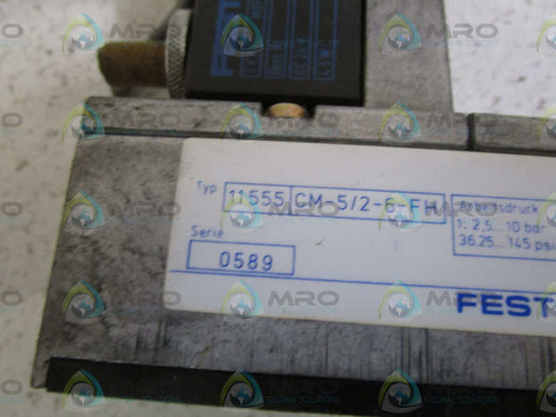 FESTO CM-5/2-6-FH W/ MSFG-24 UNMP