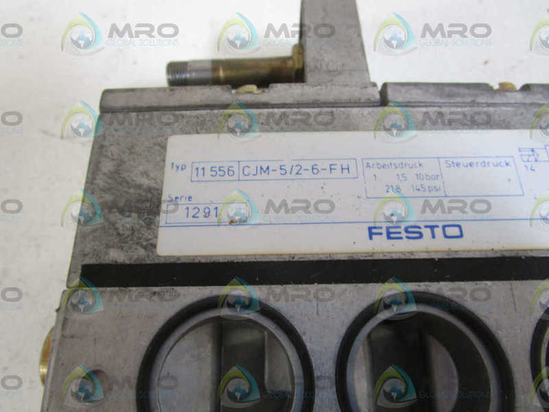 FESTO VALVE CJM-5/2-6-FH W/ CABW-1/8  UNMP