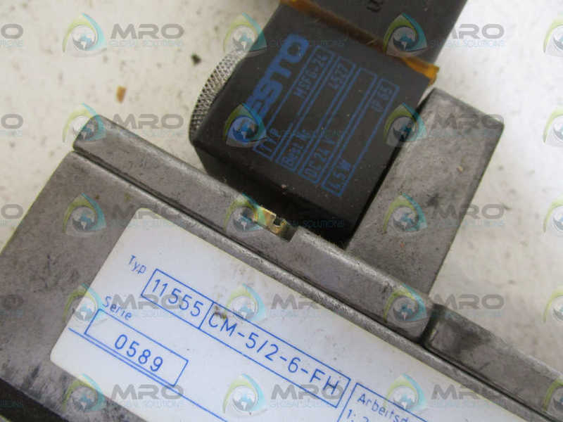 FESTO VALVE MSFG-24 / CM-5/2-6-FH / CABW-1/8  UNMP